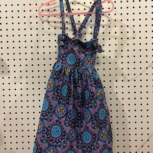 Matilda Jane Blue and Purple Patterned Kids Dress